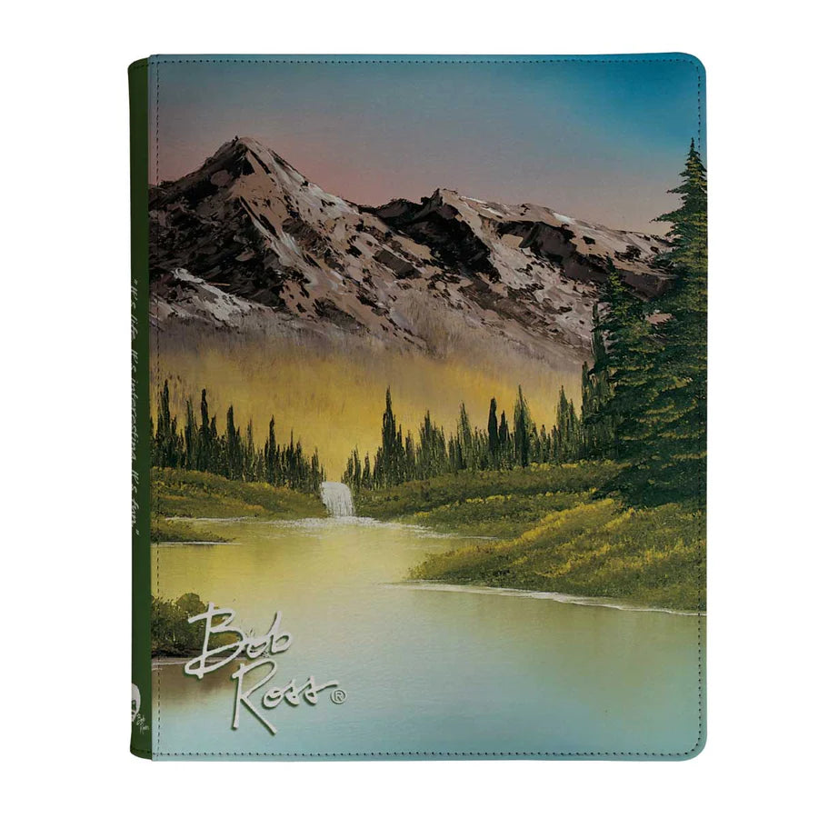 Binder: PRO 9-Pocket ZIpper- Bob Ross Mountain Retreat